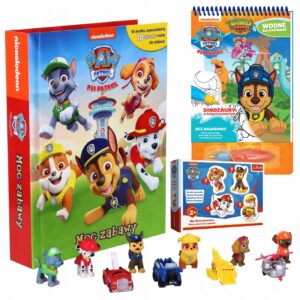 PASI PATROL Kolorowanka Wodna Puzzle Figurki Mata