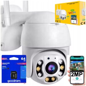 Kamera OBROTOWA WIFI 2MP ZEWNĘTRZNA IP ZOOM FullHD