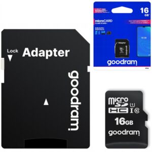 GOODRAM KARTA MICROSD 16GB MICRO + ADAPTER SD