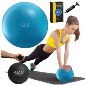 PIŁKA DO PILATES REHABILITACYJNA 22CM FIT +ROLLER