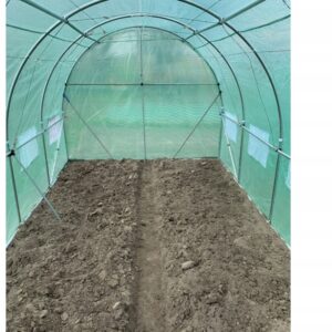 TUNEL FOLIOWY OGRODOWY 10m2 SZKLARNIA 2,5x4m UV4 FOLIAK ZIELONY 4×2,5