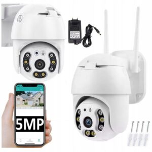 OBROTOWA KAMERA ZEWNĘTRZNA IP WiFi 4XZOOM 5MPx 5MP