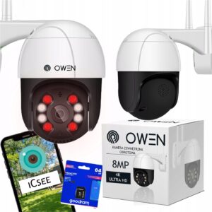 Kamera WiFi OBROTOWA ZEWNĘTRZNA IP 8MP Bezprzewodowa ULTRA HD ICSEE ZOOM