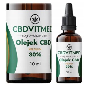 OLEJEK KONOPNY CBD 30 PRO CERTYFIKAT 10ml PREMIUM