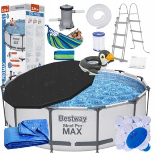 BESTWAY BASEN STELAŻOWY 366X100 DUŻY OGRODOWY 17w1