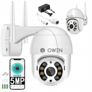 OBROTOWA KAMERA ZEWNĘTRZNA IP WiFi ZOOM 5MP 5MPx