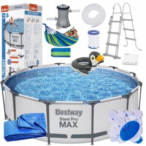 BESTWAY BASEN STELAŻOWY 366X100 DUŻY OGRODOWY 16w1